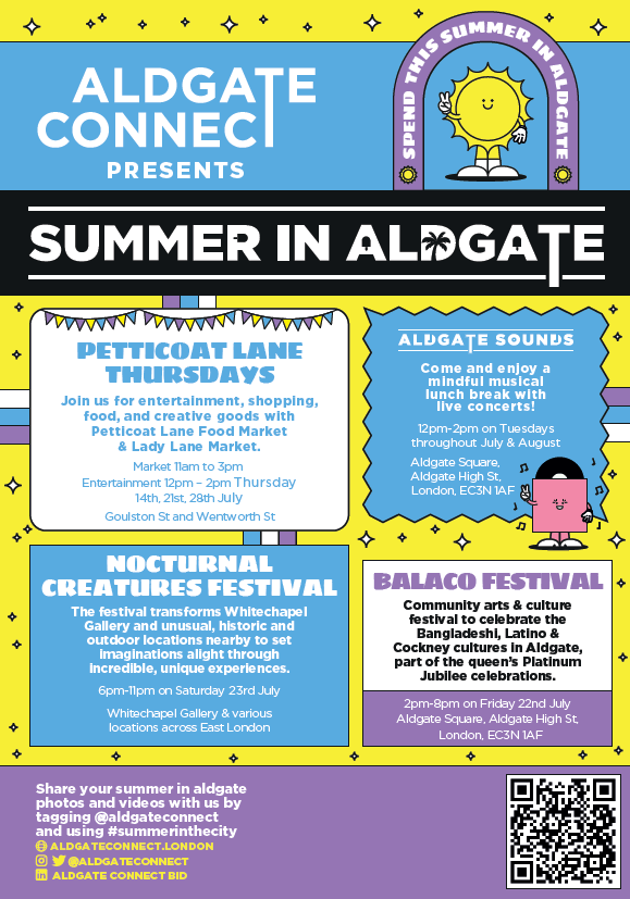 Summer in Aldgate 2022