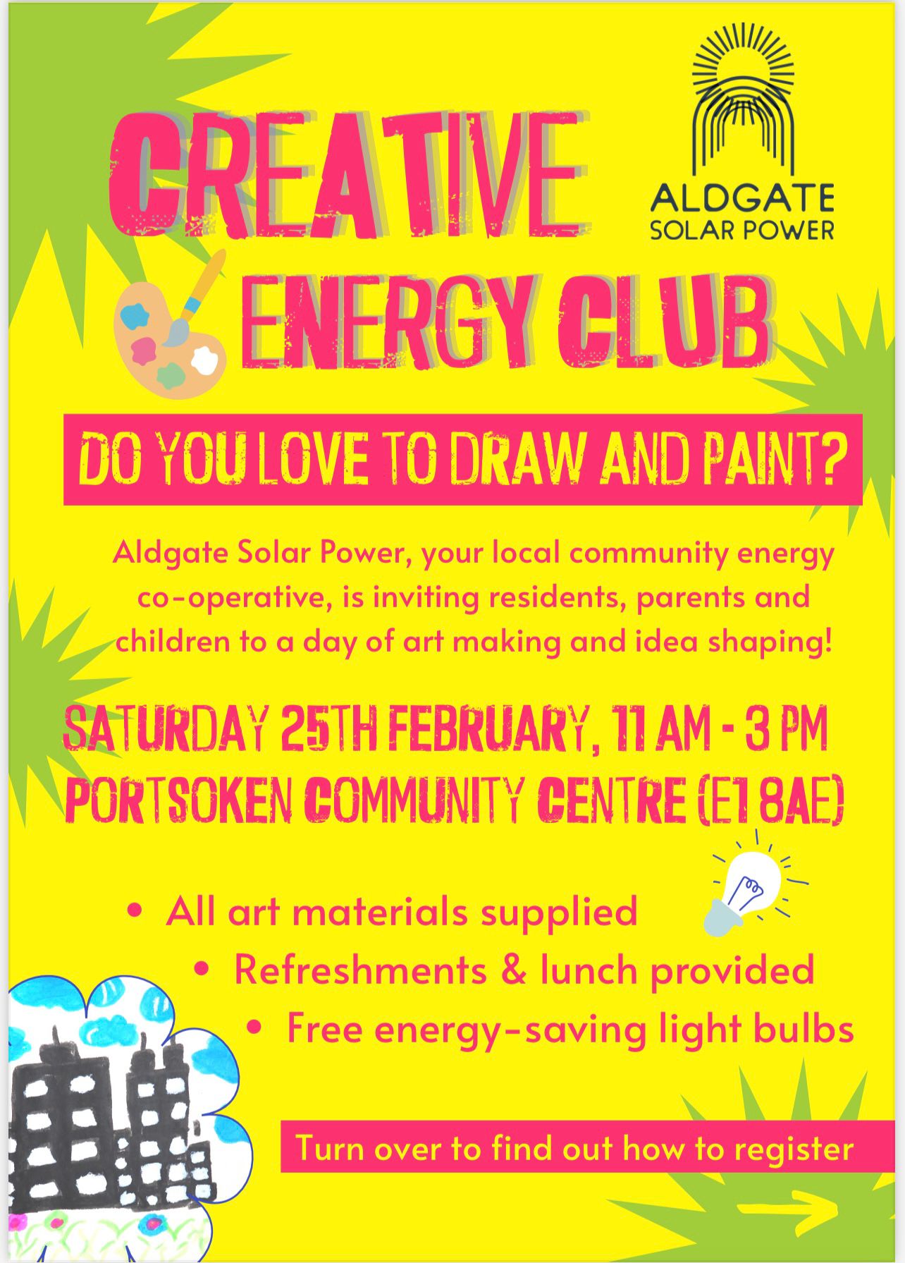 Creative Energy Club – Aldgate Solar Power