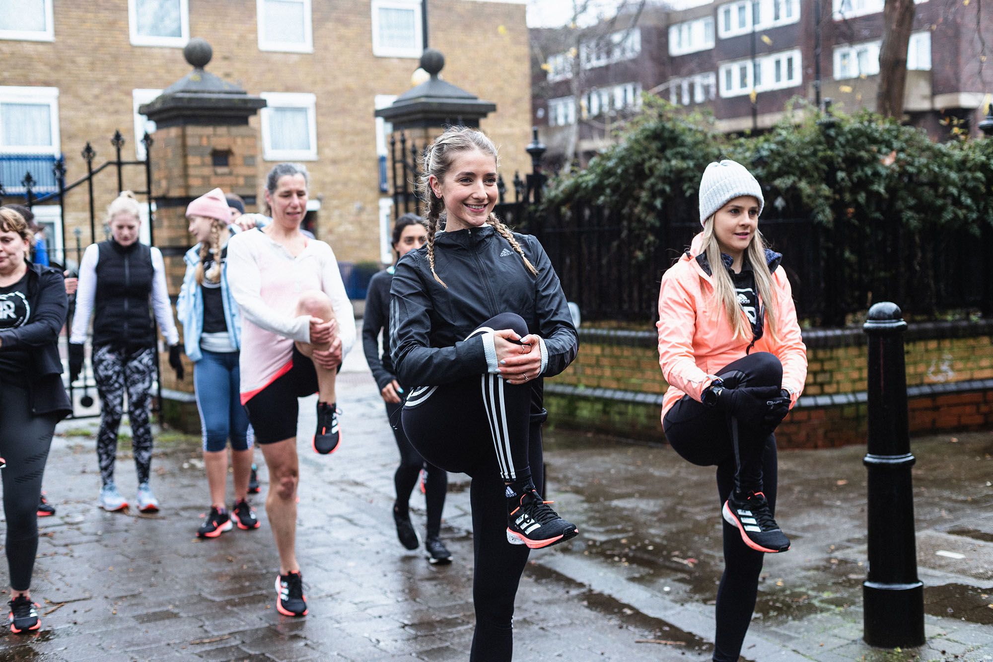 International Women’s Day ‘Ridiculous Run’ in Brick Lane- Adidas Runners LDN & London Met Police