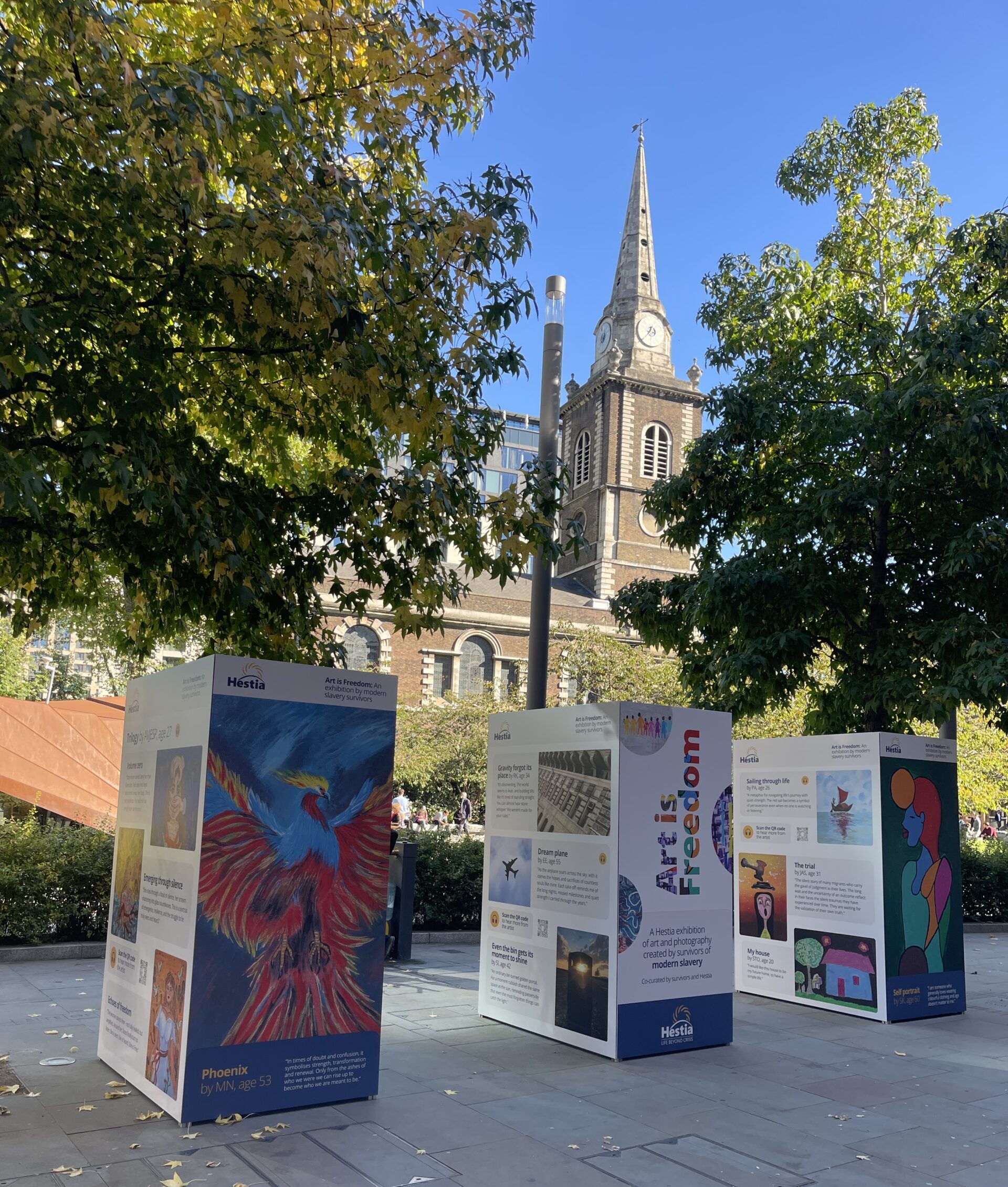 ‘Art is Freedom’ Exhibition – Supporting Awareness of Modern-Day Slavery