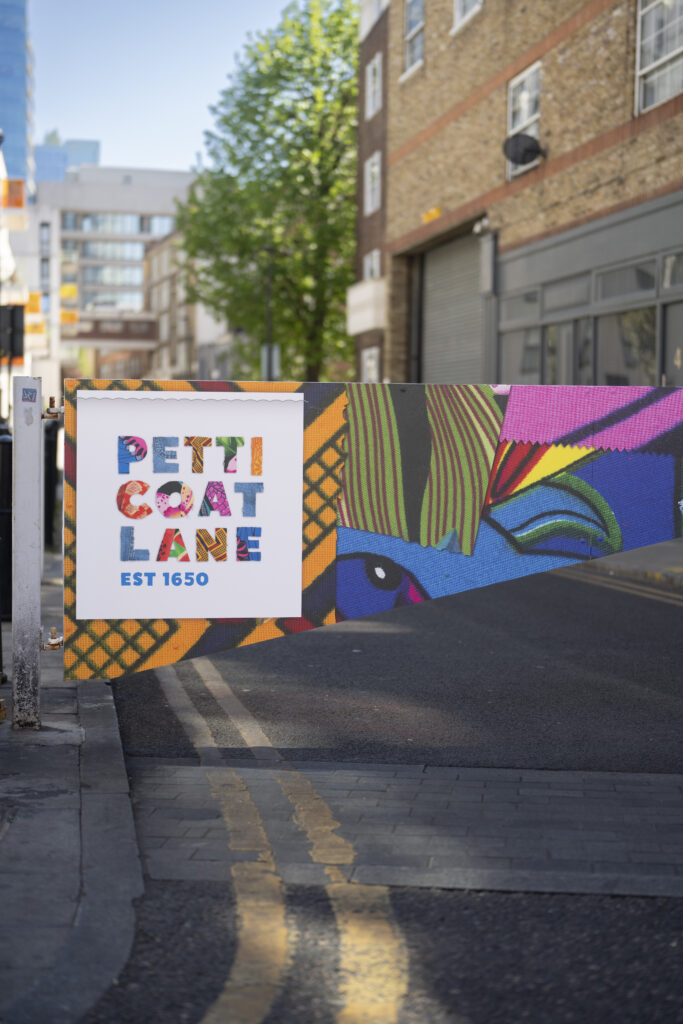 Vibrant New Signage for Petticoat Lane